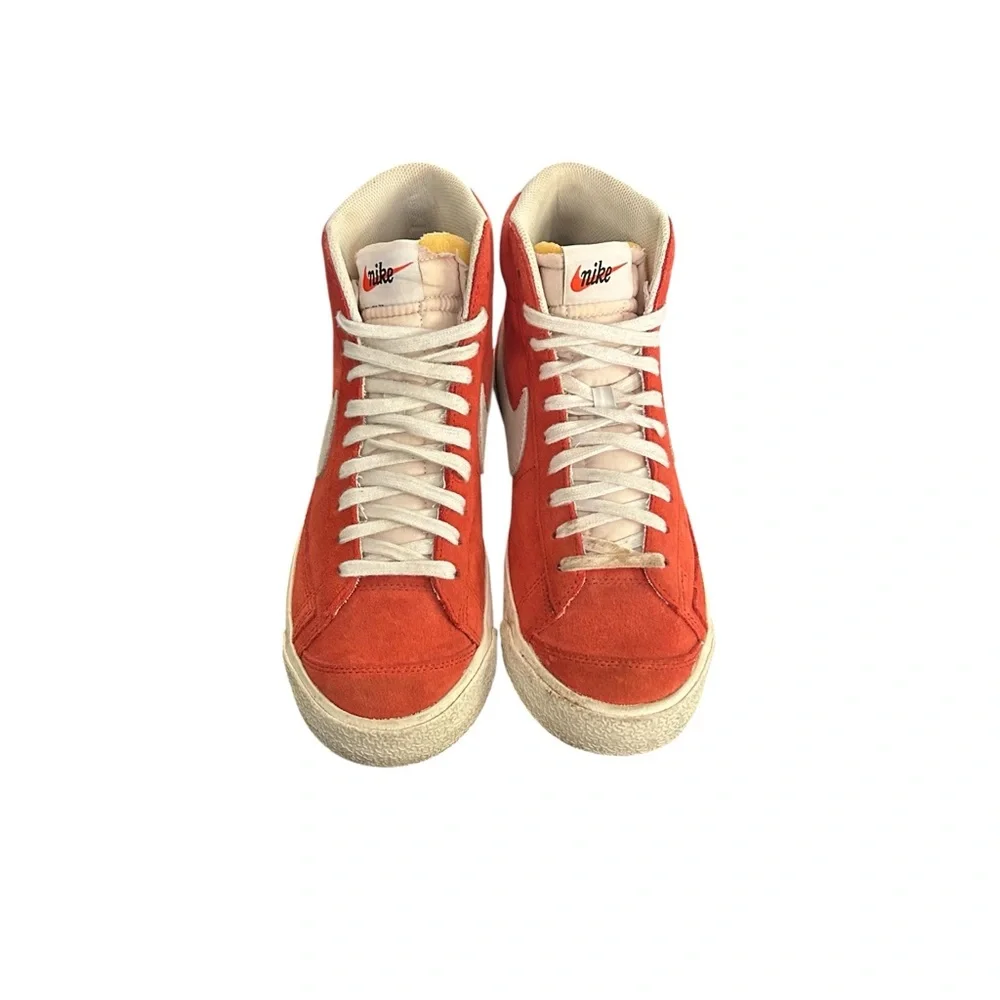 Nike Men’s Blazer Mid 77 Red Suede Shoes Sz 8.5 / 10